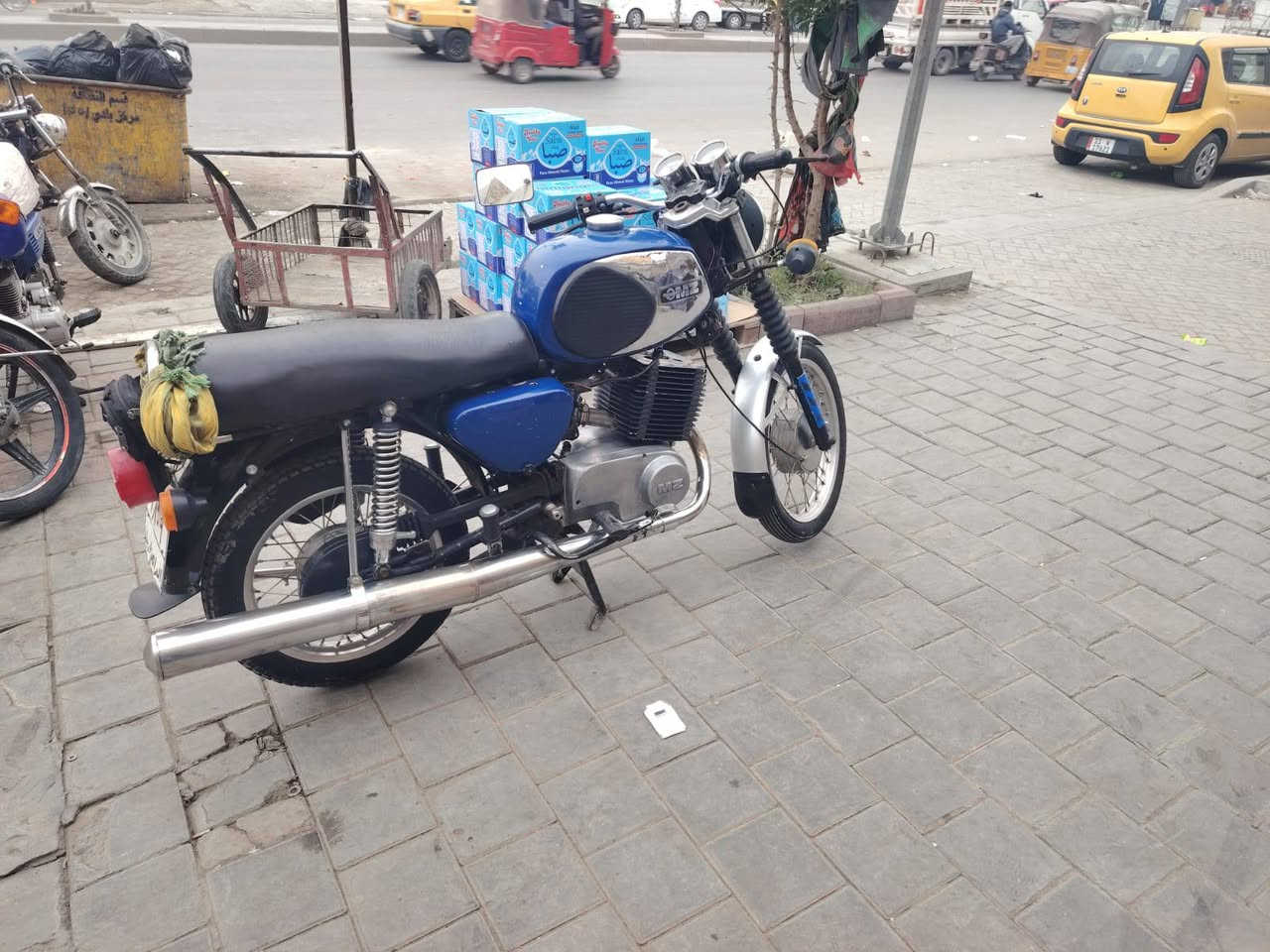 السلام عليكم دراجه mz 81 رقم اربيل راعيها ما اندله عنوان بغداد سبع قصور  دراجه احله من الصور.... خاص ما اجاوب اتصل ودلل.. *********** كرار السعر 1250
