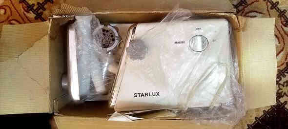 سلام عليكم مفرمة لحم كهربائية ستارلوكس بل كرتون غير مستخدم سعر ٣٥بيهه مجال  يحب ع خاص أو يتصل       ***********
