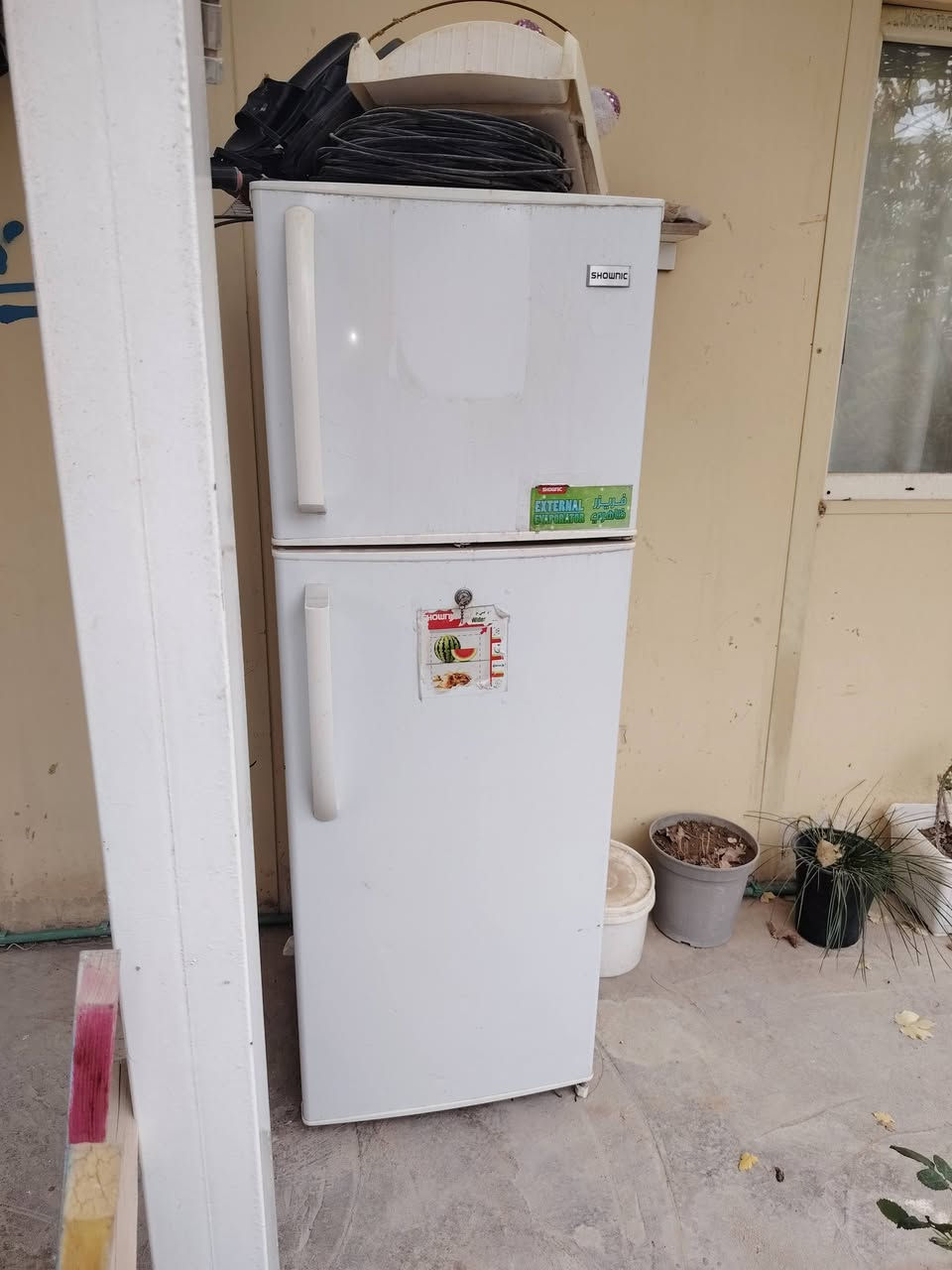 السلام عليكم ثلاجه للبيع سعر 80 بيه مجال مكاني كربلاء مجمع علي الديب تواصل ***********
