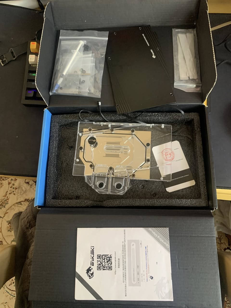 GPU water Block
Bykski GPU water block
تبريد مائي لكارت الشاشة جديد مع كامل الملحقات 
سعر 80 
متوفر توصيل


**إذا كنت صاحب هذا الإعلان وتريد حذفه لأي سبب، رجاءا أرسل رسالة إلى الدعم الفني**