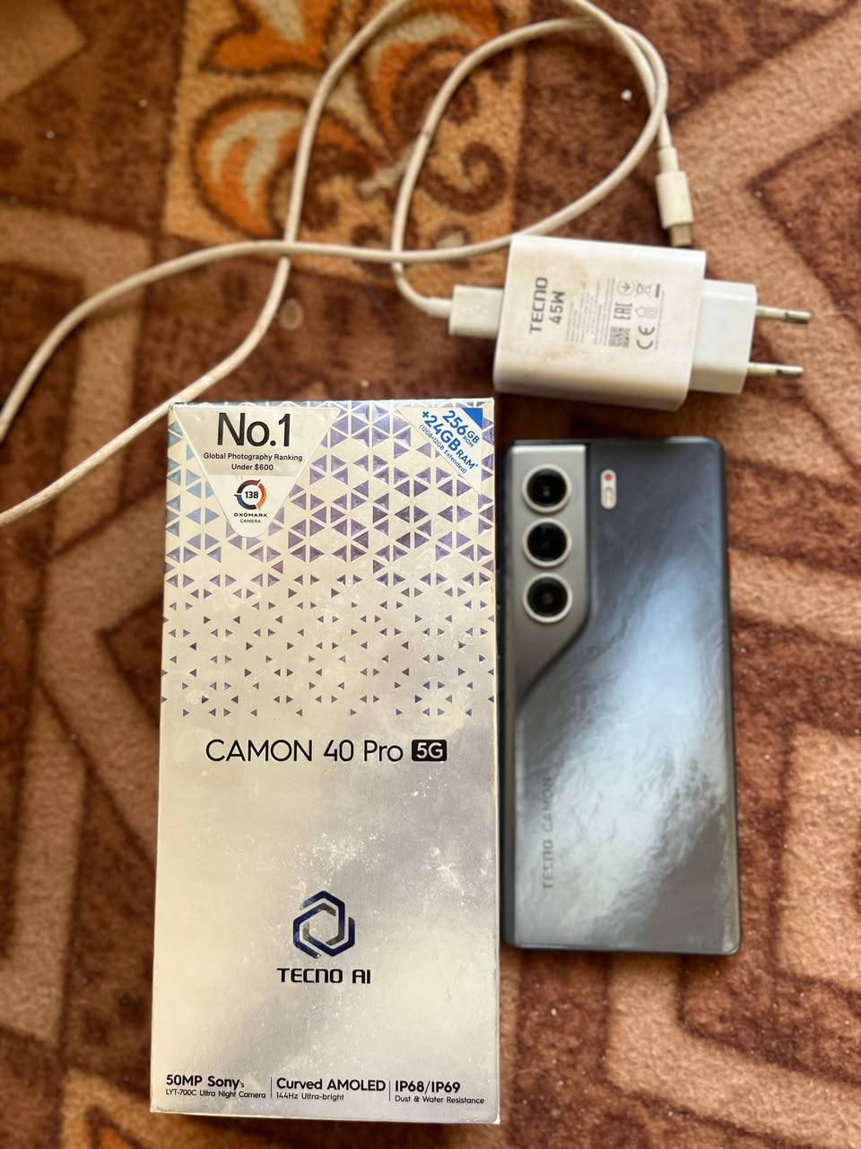 TECNO CAMON 40 PRO 5G
ذاكرة 256
رام 12+12
معالج Dimensity 7300 Ultimate
بطارية (5200) 
كامل الاغراض مابي اي خلل 
السعر (280) كربلاء


**إذا كنت صاحب هذا الإعلان وتريد حذفه لأي سبب، رجاءا أرسل رسالة إلى الدعم الفني**