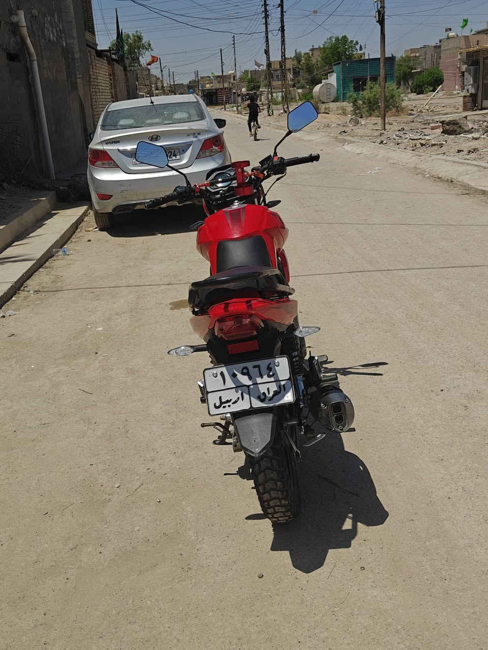 السلام عليكم دراجه RK200cc موديل 2024الدراجه نضيفه وخير من الله السعر 2200 وبيها مجال للشراي الدراجه مرقمه رقم اربيل بسم راعيها الرقم ***********موجود واتساب ورصيد ماسنجر مكاني بغداد الرشاد
