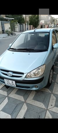 هونداي جيتز موديل ٢٠٠٨  ماشيه 126 المحرك 1600  بيه باب خلف السائق مبدل...