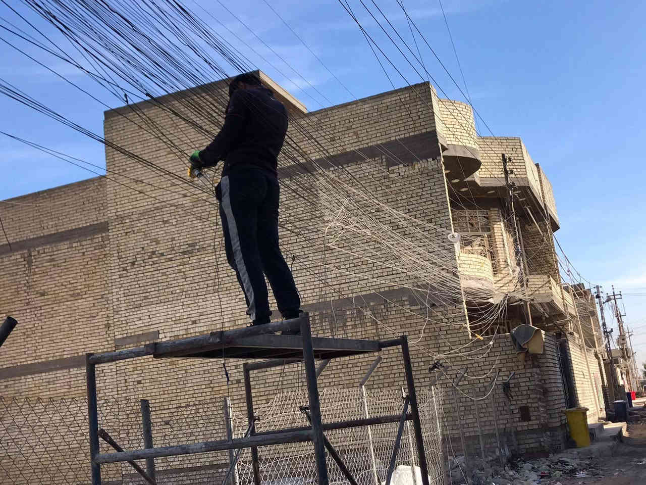 انتباه انتباه ‼️
سلام عليكم احنه كادر لتصفية وترتيب وايرات المولدات تنضيف التيول وتحويل بوردات تنضيف الشوارع من الوايرات المكطعه للاتصال ***********
