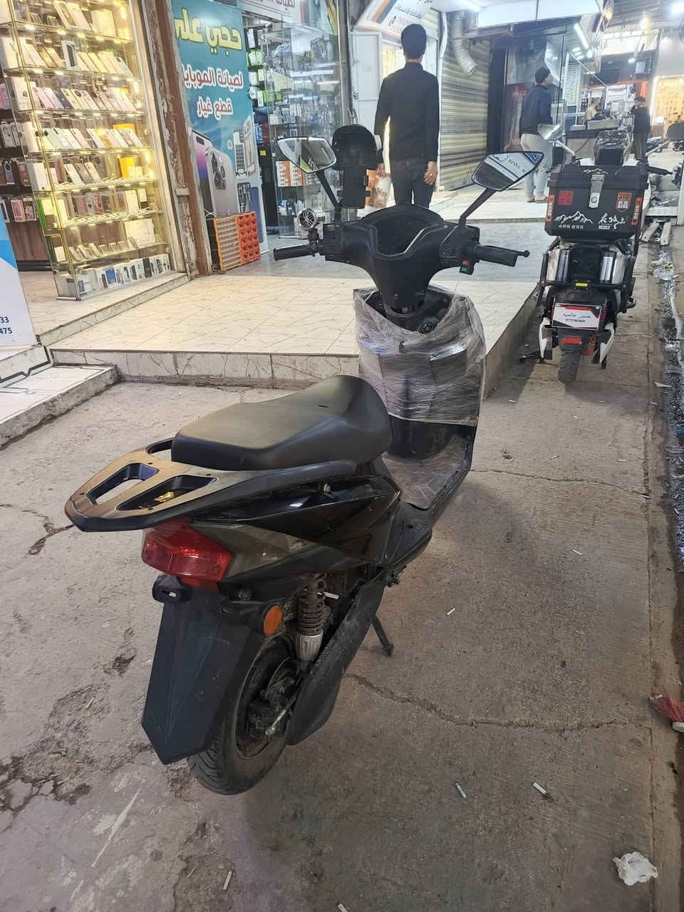 بسم الله
دراجه شحن سكنس 2023 للبيع 
نظافته 90 بالميه 

بطاريات يقرن 9 
كلها شغاله 

السعر المطلوب 350
مكاني فلوجه 

***********
***********
