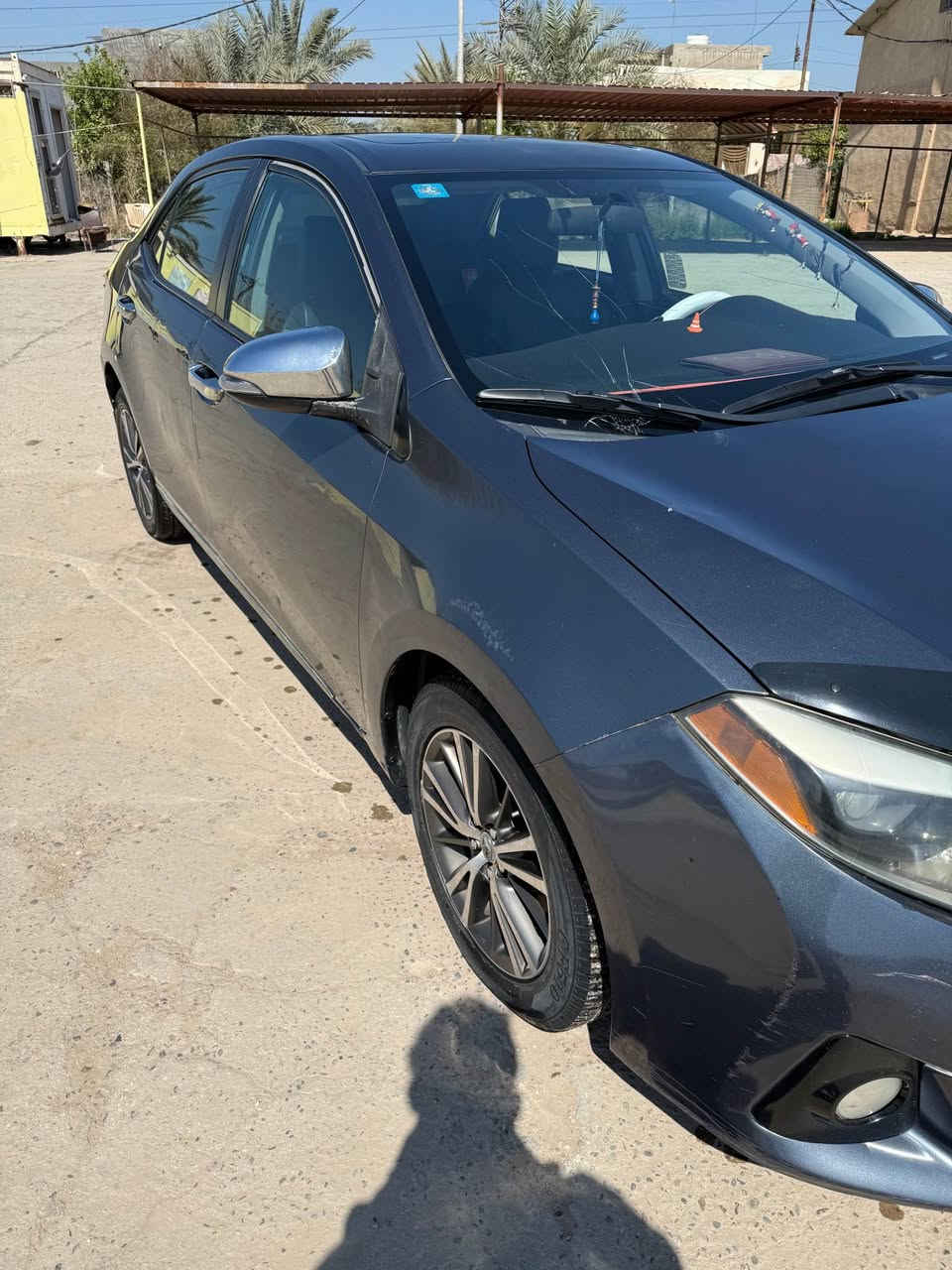 كورلا فئة S
موديل 2016 
وارد امريكي 
كير رياضي 
تحكمات ستيرن 
شفتات سرعه 
مانع انزلاق 
اشاير جانبيه بل مري 
فتحة سلايت روف سقف
ضرر بابين تبديل ليبل مكان لحادث 
وباب خلف صدر بيه بارد 
شاشه كبيره 
مكينه 1800 
سياره خير من الله 
مراوس ب النترا 20 او حسب القناعه 
*********** كربلاء, العراق
