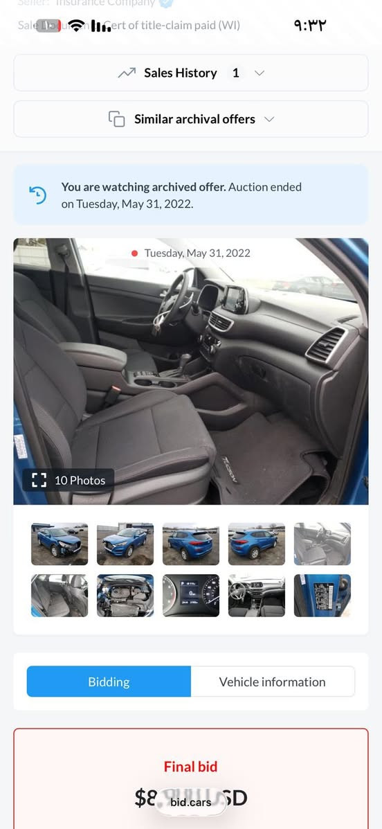 السلام عليكم
توسان موديل 2020 لون بحري ماشية 60 ألف بيه بنيد جاملغ اثر تعديل بارد تدفئة تبريد حدادية كير محرك مكفولات سعر 165 اتصال *********** رقم أربيل الجديد سنوية إلى 2030 بصمة كشن كهرباء كشتات تدفئة  شاشة سونار مع الحادث مرفق في الصور
