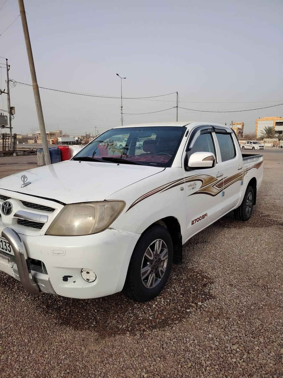 " السلام عليكم  ....
*للبيع بيكم تويـوتا هايلوكس
#السـعـــر_125$ ورقـــه 💸
•للأتصال على رقم الهاتف 📞📞...
•
• 👈🏻👈🏻  [[   - *********** -  ]]  👉🏻👉🏻
•
ـــــــــــــــــــــ ــــــــــــــــ ـ ـــــــــــــــــ ــــــــــــــــــــــ
*موديل «2006»
*كشن ونص
*گير عادي
*رقم المثنى الدولي مميز 3133
*( شرط تحويل مباشر )
*سنويه مجدده للـ2027/4
*مكفوله من الصبغ والتبديل
|| السياره جديده كفاله ||
*المكينه مجفته
*السياره جديده وجاهزه بالمعنىٰ ...

-تبريد❄️
-تدفئه
-مسجل AUX
-ويل كب 
-تايرات جدد
-سبير موجود بيه
-وحداديه جديده

🔹 باقي التفاصيل اتصل إعلاه 👆👆  ...
 #العنــــــــــــــــوان_البصـــــــــــرة ✔️
-_-                                               - _-
