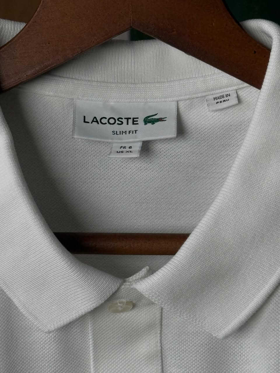 LACOSTE 🐊
تيشيرت ياخة ماركة لاكوست الفرنسية 
خامة قطنية 
قالب Slim Fit 
مناسب للاستخدام اليومي 
بلد الصنع : جمهورية بيرو 
القياس : L 
عرض الصدر : 53 سم 
توصيل مجاني داخل بغداد وباقي محافظات العراق 🚚


**إذا كنت صاحب هذا الإعلان وتريد حذفه لأي سبب، رجاءا أرسل رسالة إلى الدعم الفني**