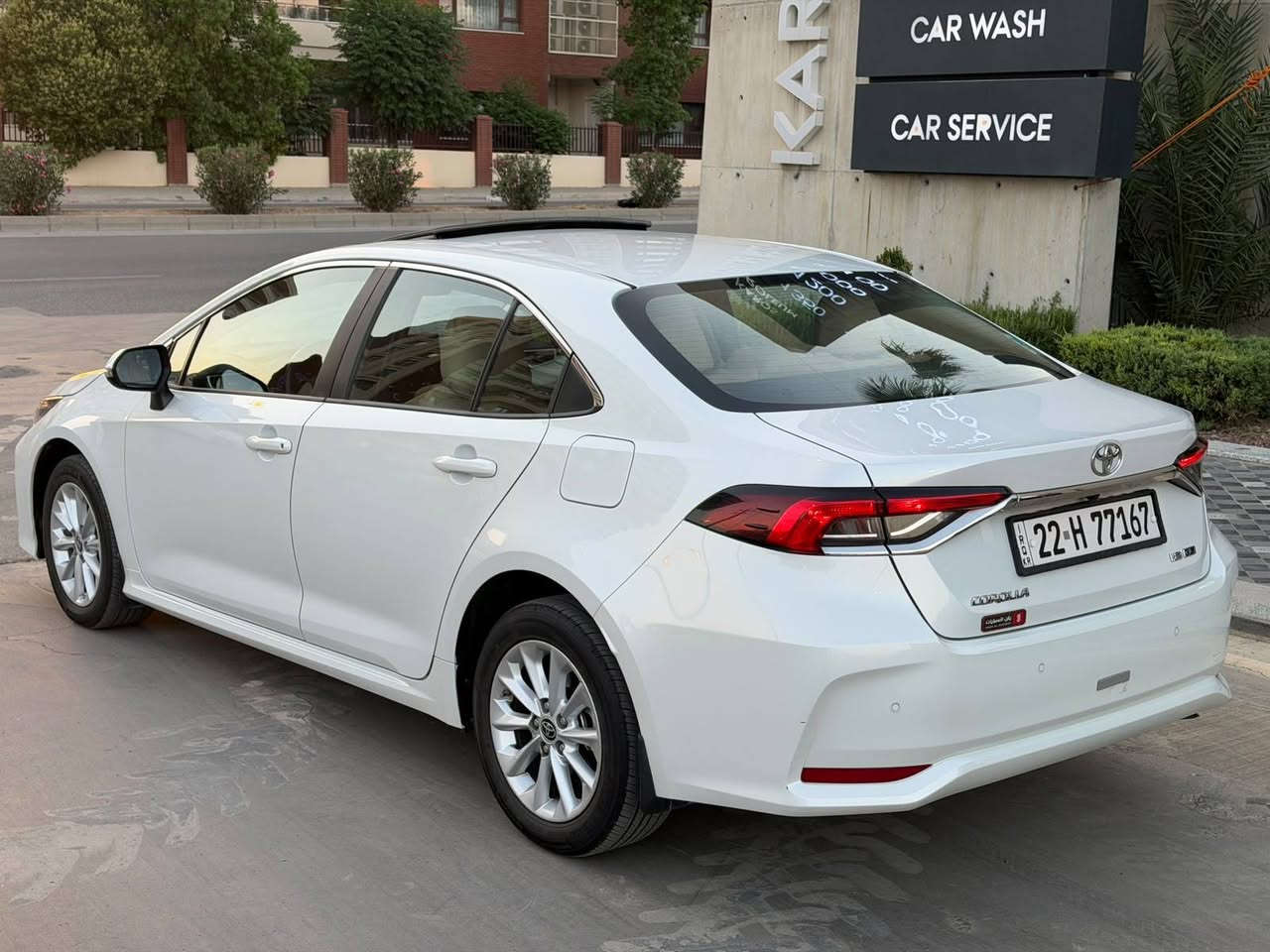 Toyota corola 2022 gli ***********
خلیجی سپی سەدەف . مواسەفات فول . بەسمە . سڵاید . کوشن کارەبا . ویل کەپ . شاشە . کامێرا . سفری شەریکەی ساز . بۆیاخ و ساردی نیە 80 هەزار کم ڕۆشتوە . سعر 162$$  مەجالێ زۆر کەم . شوێن سلێمانی السليمانية, العراق
