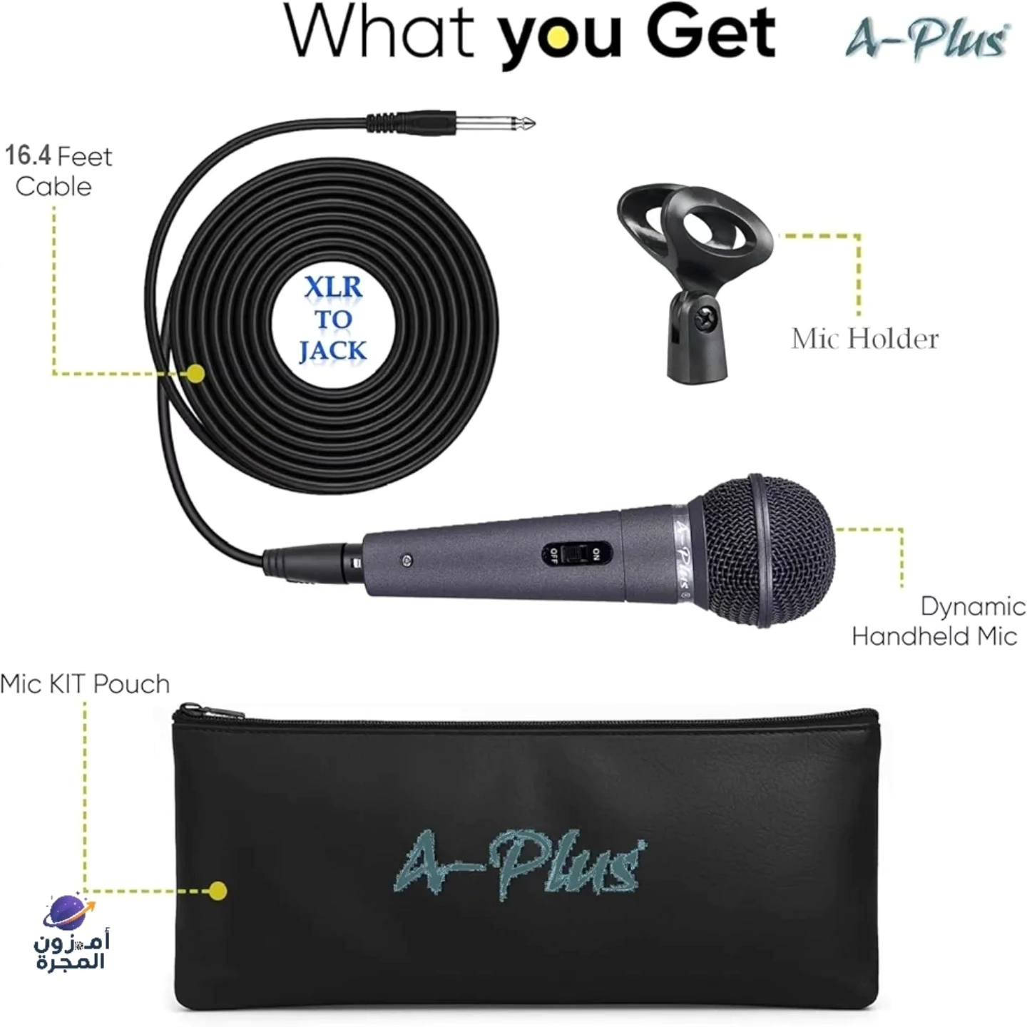 🎤 A-Plus Dynamic Handheld Wired Microphone AP-48 - Light Grey
✨ المميزات:
مايك ديناميك Uni-Directional للعروض المسرحية، الاجتماعات، الحفلات، الكاراوكي، والأداء الخارجي.
تصميم متين وقوي من المعدن مع شبكة فولاذية ضد الرياح والصدمات.
وضوح صوت عالي مع نمط التقاط صوت أحادي يقلل الضوضاء المحيطة والتغذية الراجعة.
فلتر مضمن للصوت يقلل أصوات النفس والنقرات للحصول على صوت واضح وشفاف.
مزود بكابل 5 متر XLR إلى TRS وحامل للمايك وشنطة للحمل.
⚙️ المواصفات الفنية:
عنصر ديناميك
التردد: 50Hz-9KHz
مقاومة: 600 Ω
حساسية: -49dB
الوزن: 250 جرام
الأبعاد: 175MM x 5MM''
💡 مثالي لكل الأوقات: عروض مسرحية، حفلات عائلية، اجتماعات عمل، كاروكي، ودروس موسيقية.
💰 السعر: 20 الف دينار عراقي
متوفر توصيل سريع ب5 الاف لجميع مناطق العراق
#هاشتاغات_ترند_العراق
#مايكروفون #مايك_ديناميك #كاراوكي #معدات_صوتية حفلات عروض


**إذا كنت صاحب هذا الإعلان وتريد حذفه لأي سبب، رجاءا أرسل رسالة إلى الدعم الفني**