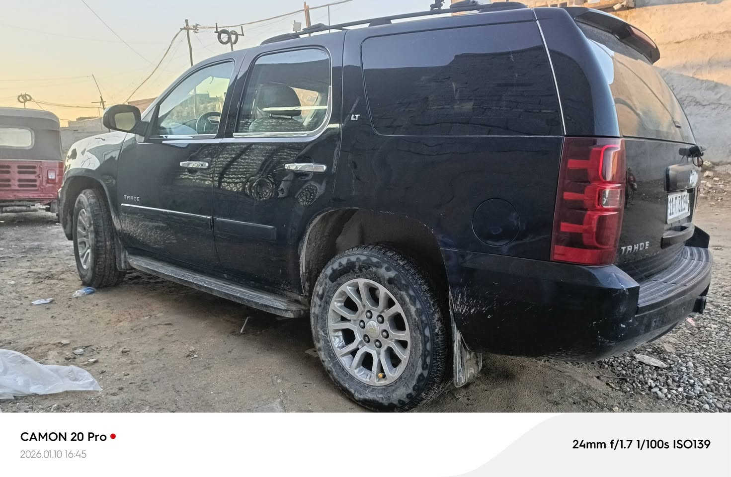 تاهو 2008 خليجي هزة جديدة 
تخم تاير جديد 
تبريد ثلج 
السيارة بيهة جراد قليل 
السيارة جاهزة بأسمي تحويل ثاني يوم مكفولة من كلشي 
رقم بغداد ومكاني بغداد السعر 175 
تاريخ انتهاء السنوية 2029 
رقم الهاتف ***********
