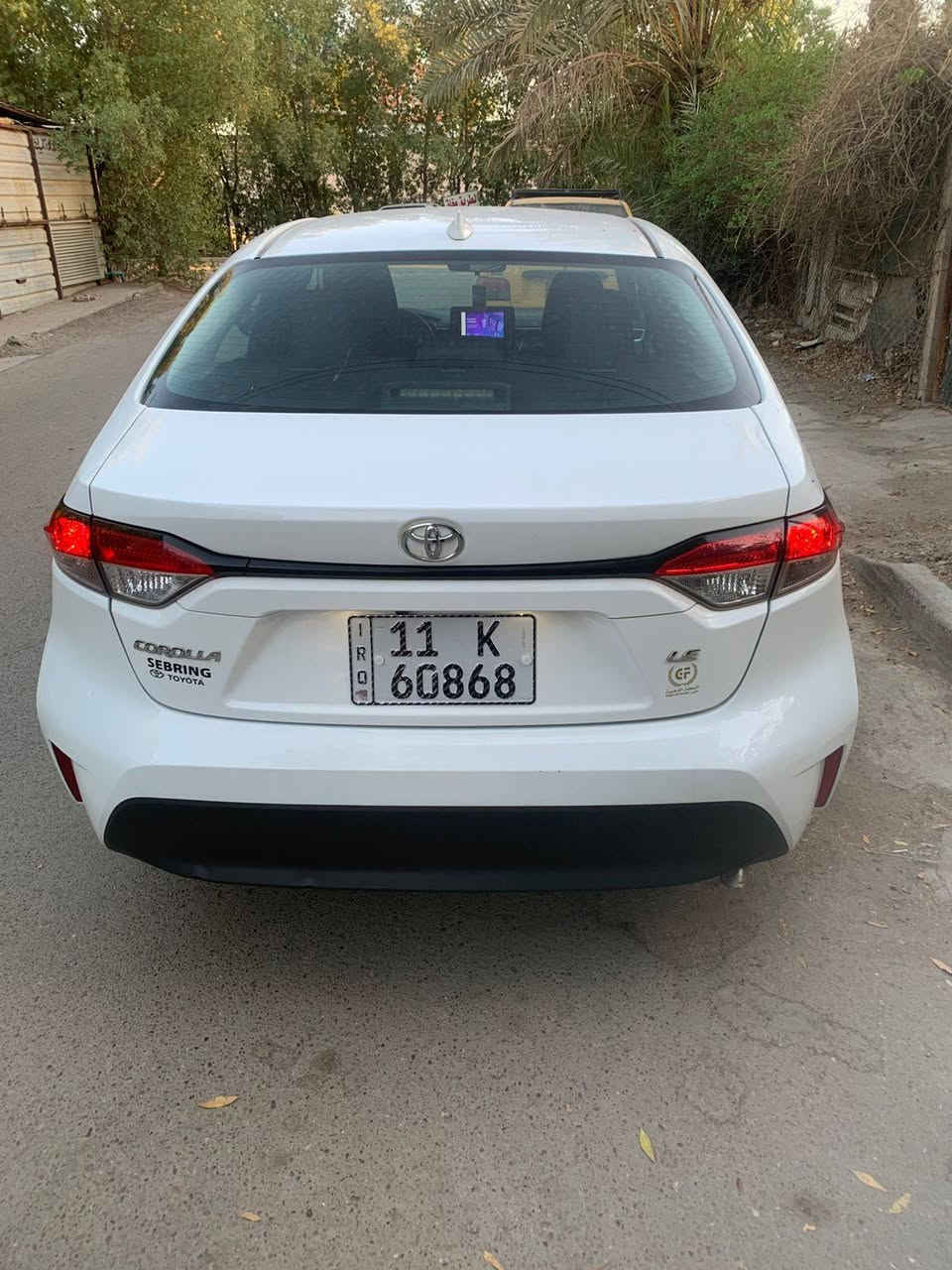 سلام عليكم ورحمة الله وبركاته بيع سياره تويوتا كورلا موديل 2023 سياره نضيفه جدا بدون صبغ او حداث سياره مرقمه وممضروبه  سعر 17.500 اتواصل اتصل على هاذه رقم *********** وشكرا
