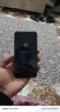 ايفون اكس ماكس للبيع بلادي كلشي ما مبدل بي بطاريه 72 دبل خط تواصل 0774...