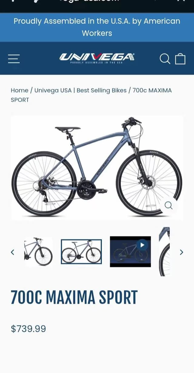 السلام عليكم 
بايسكل للبيع  الاسم: Power Flex
الموديل: 2.0
الشركة: Univega
الفئة: Fitness / Urban Bike 
البايسكل بالكامل من الألمنيوم خفيف جدا تايرات نوع( Kenda )
اسم الكير والبرك (MicroSHIFT) 
البايسكل مشتري بسعر 740 دولار خال الصوره للبايسكل رجا للميعرف ليطب ارياسني للشراي السعر ٥٢٥ وبي مجال للطيبين ‏:للاستفسار واتساب
774 417 3698


**إذا كنت صاحب هذا الإعلان وتريد حذفه لأي سبب، رجاءا أرسل رسالة إلى الدعم الفني**