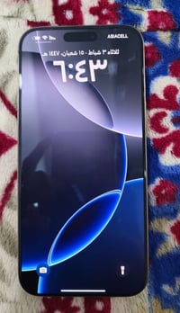 آيفون ١٦ برو ماكس • ٢٥٦ • صحة البطارية ١٠٠