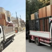 يوجد لدينى نقل اثاث . داخل وخارج بغداد. وكادر متخصص لنقل وشد السبالت. ...