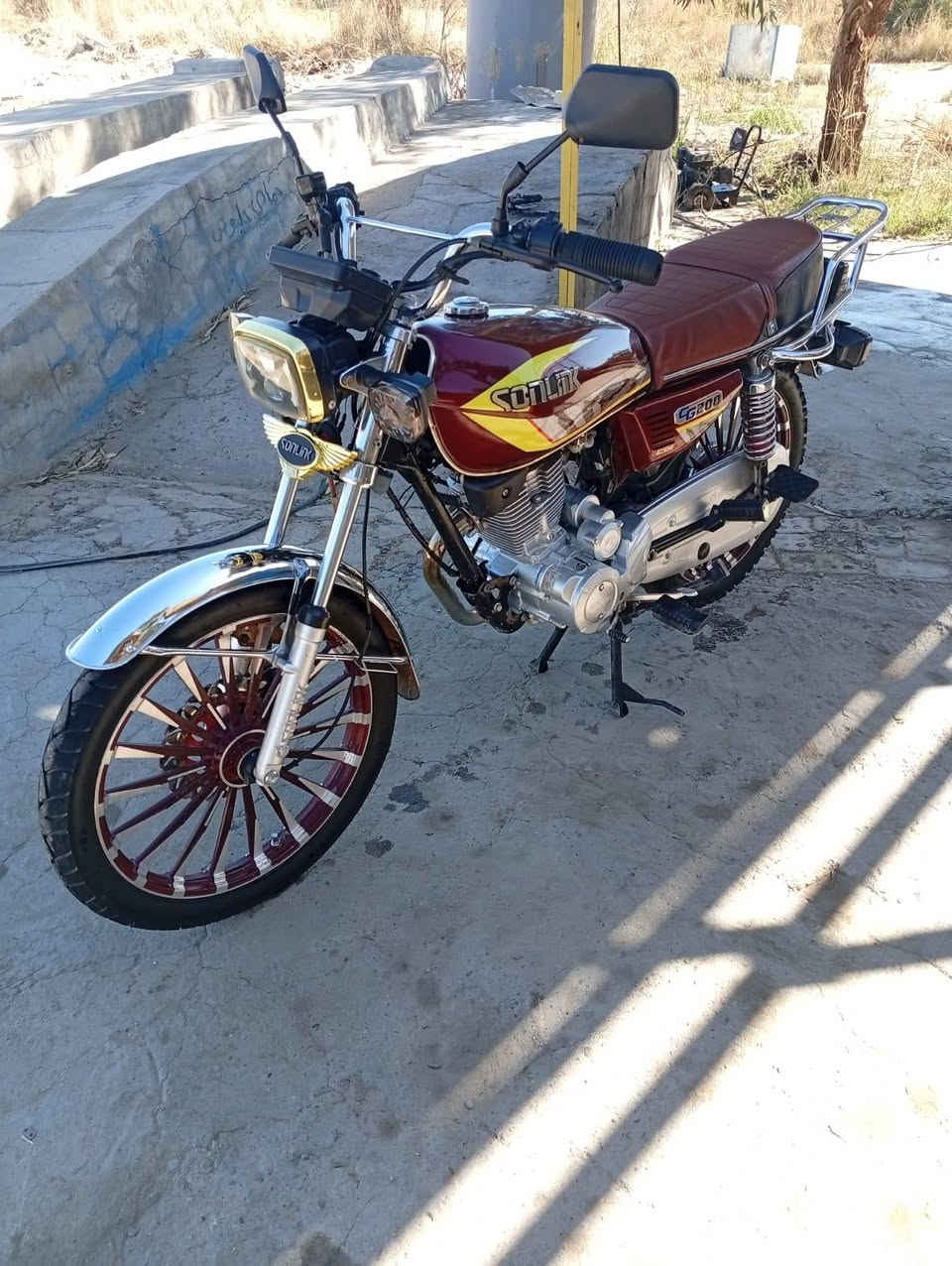 يا الله دراجه ايراني للبيع موديل٢٠٢٤ اوراق كامله جاهزه دبل بصمه جاهزه من كلشي  السعر ٧٥٠ الف  المكان الصقلاويه مكلف بلنشر رقم صاحب الدراجه ***********/ ***********
