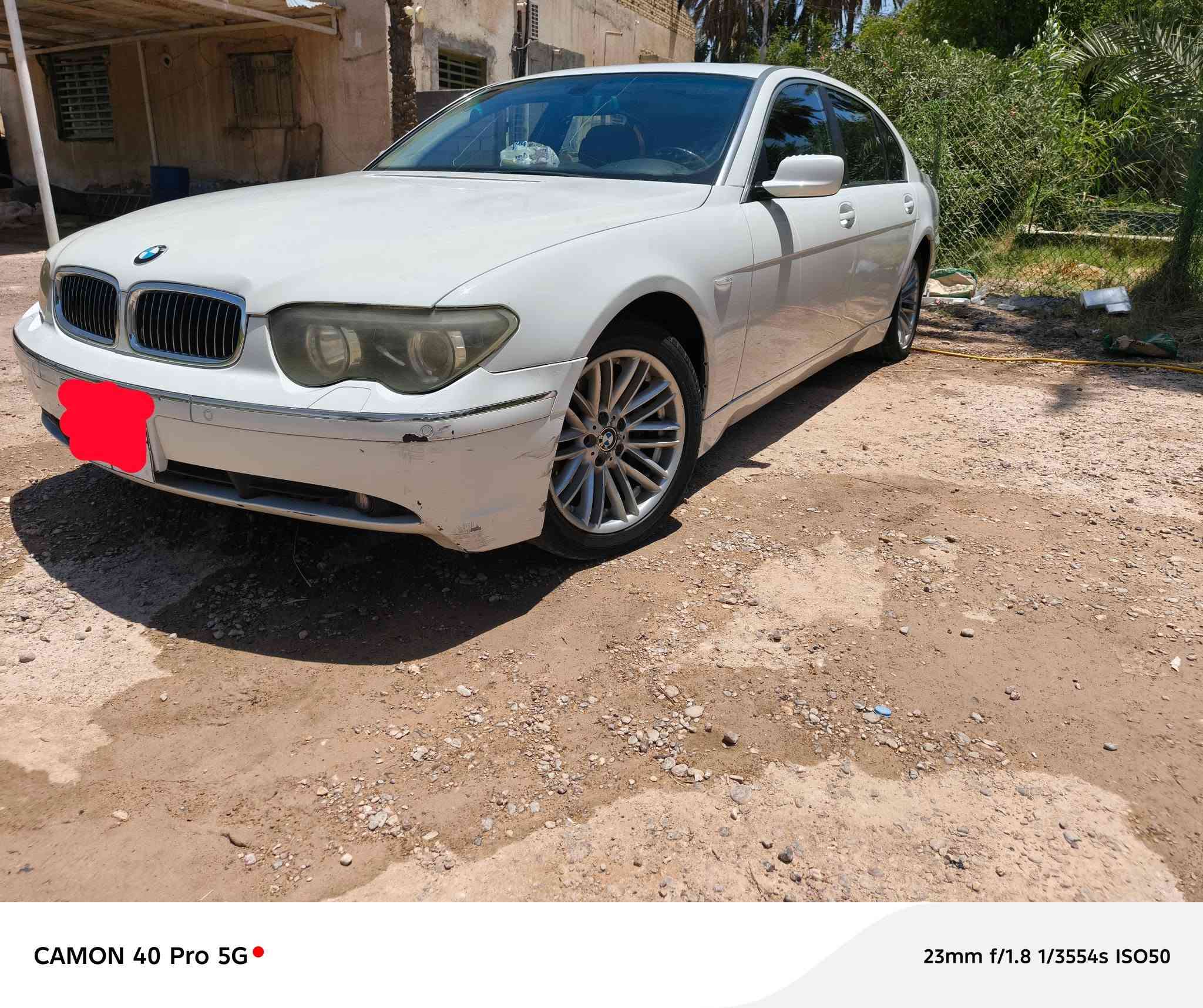 للبيع BMWدخول جديد ٢٠٠٤ كصة جنطة متومة رقم شمالي السيارة جاهزة محرك كير تبريد حدادية كلة مكفول ما بية نقص موجودة بالعمارة سعر ٤٨ وبية مجال ***********
