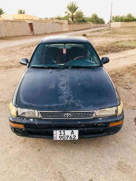 كورلا موديل ١٩٩٧ محور كير  خير من الله محرك بي تبخير  بسيط تخم تاير باتري جديد صدر جديد مكان سياره ديالئ ناحيه السلام السعر 45 رقم صاحب السياره ***********
