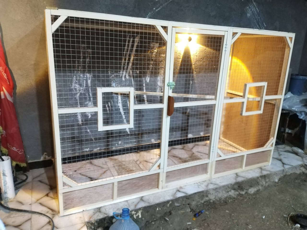 ياالله
تم اكمل قفص لاحد الاخوه الطيبين
شغل شرط المتانه 
قياسه العرض 250 
الارتفاع 150
النزال 90
للاستفسار تفضل خاص وتدلل
*********** واتساب
