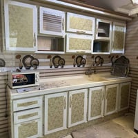 اثاث • كاونتر مرمر ٣ متر • طقم ١٠ نفر جديد