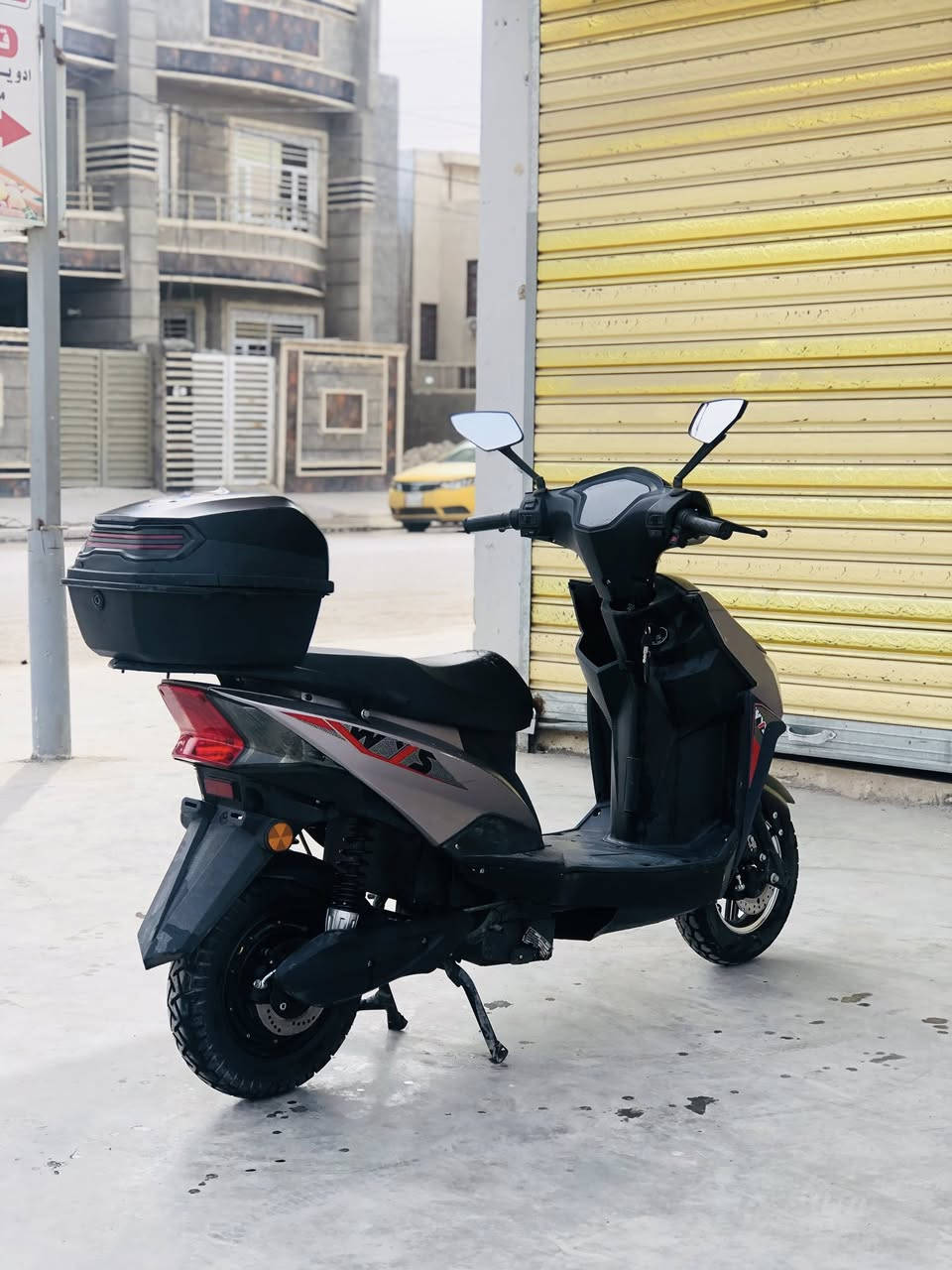 السلام عليكم
دراجة سكنس شحن للبيع 2025

المواصفات.... 

6بطاريات  3 سرع

السرعة 70 حقيقي

بصمة + دبل سويج 

نظام P  امان الدراجة

نظام R للرجوع للخلف

جوزة قطع نارية بالكامل 

شاشة دجتال  

الشحنة الوحدة تمشيك 45 كيلو

وبعد مواصفات الشحن المعروفة

دراجة خير من الله ونظيفة 

السعر 590 وبيها مجال  

العنوان/بغداد الغزاليه 

للاستفسار/اتصال او واتساب 

‭0787 075 9296‬
