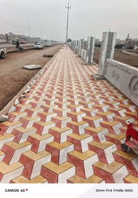 مقرنص مرمري • تركيب ارصفة • سواقي