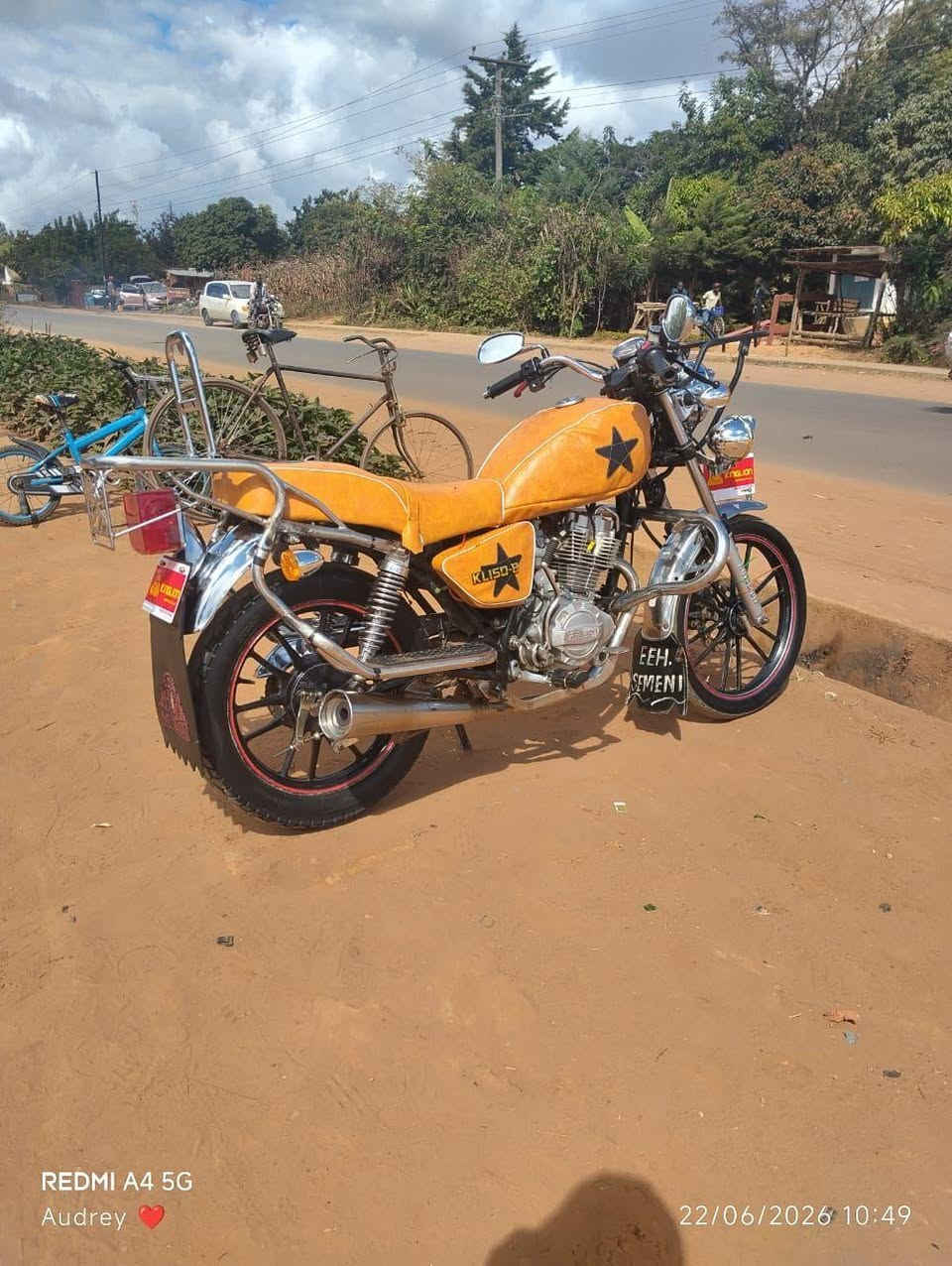 Bwerani muzagure njinga ya yomoto
Kinglion 150-9
Wabwino odalilika
Opanda mvuto
Mapepala alipo
Mtengo mk 1 million
What'sap or kuimba 0981692625 Mzimba, Northern Region


**إذا كنت صاحب هذا الإعلان وتريد حذفه لأي سبب، رجاءا أرسل رسالة إلى الدعم الفني**