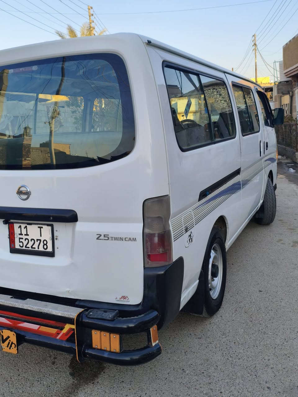 سلام عليكم نيسان يورڤان 2009 مكينه كير اكسل مكفوله السياره خير من الله مكفوله عدا ضربه بصف الباب السلايت وضربه بلغد راجعه بارد تحويل ثاني يوم تواير الاماميات جدد السعر 125 وبيها مجالل
العنوان ابو غريب النصر والسلام
الرقم ***********
       ***********
