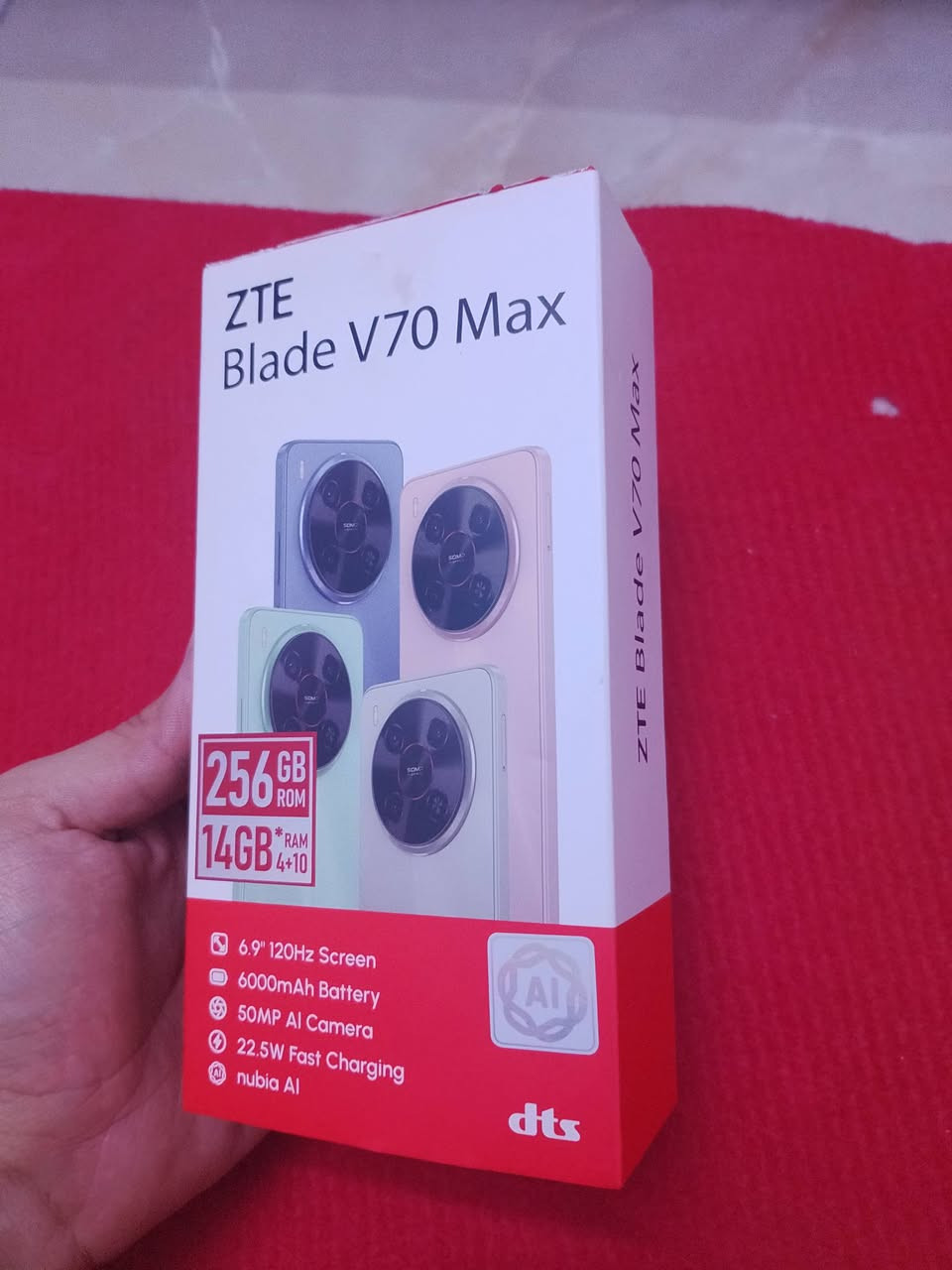 موبايل  ZTIV70ماكس اخو الجديد ذاكره256. شاشه 6.9 الجهاز مقاوم للكسر وضد الماء وبطاريه6000 ملي غراضه كامله كارتون مكاني بغداد المعالف السعر 170 رقمي***********
