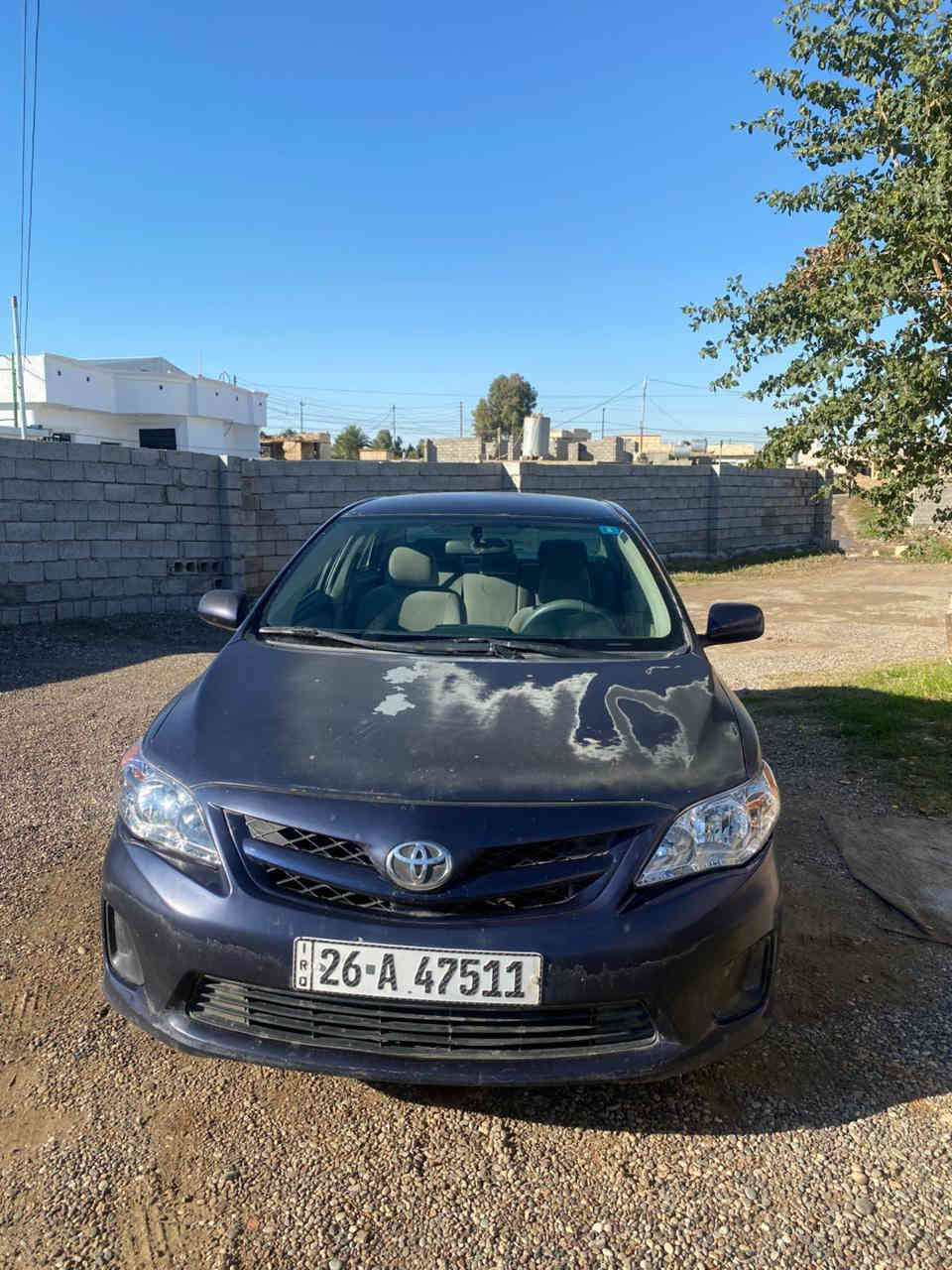 السلام عليكم
للبيع كورلا 

موديل 11

السعر 105

مسجل ب اسمي 

ضرر جاملغات امامي 

و عايزها صبغ

كير محرك شرط 

عنوان /صلاح الدين/ بيجي/ الزويه 

هاتف ***********
