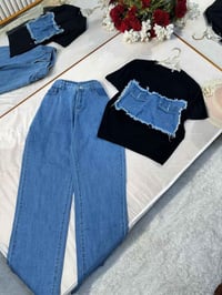 سوت قطعتين • حجري مطعم بجنز • مقاسات M-XXL