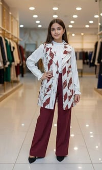 طقم بناتي 3 قطع • هوريم دابل تركي • مقاس 10-12-14 سنة