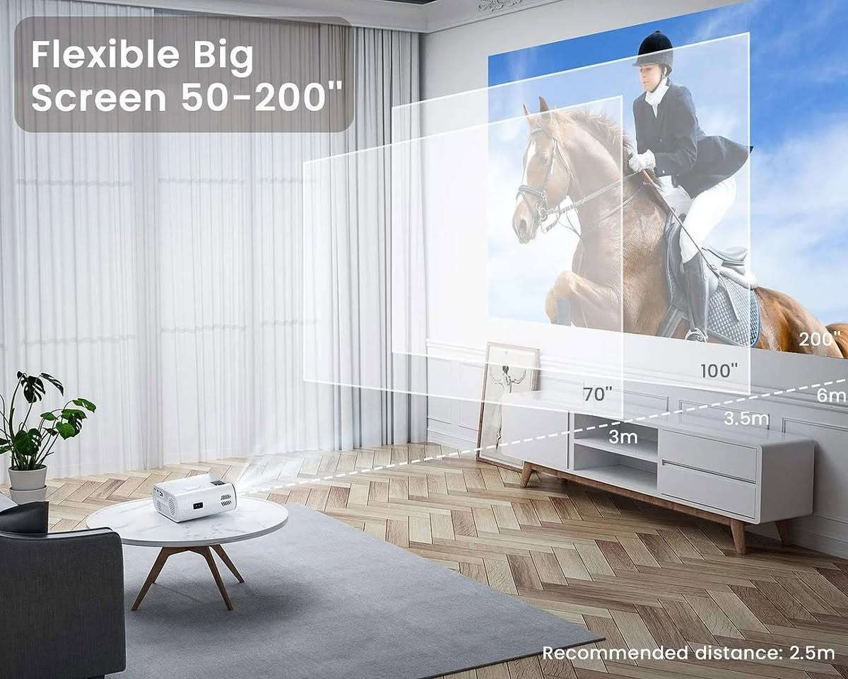 Wimius K5
دقة فول اتش دي FULL HD
WIFI BLUETOOTH
عرض يصل الى 200 انش ما يقارب 7 امتار 
يتكنك ويا جميع الموبايلات ايفون واندرويد
ينربط على الستلايت او لبلايستيشن
يوجد منافذ HDMI
USB
اللومن 10 الاف
وياه جنطة هدية
السعر 65 ألف والتوصيل مجااااااني 
مع ضمان استبدال لمدة شهر كامل


**إذا كنت صاحب هذا الإعلان وتريد حذفه لأي سبب، رجاءا أرسل رسالة إلى الدعم الفني**