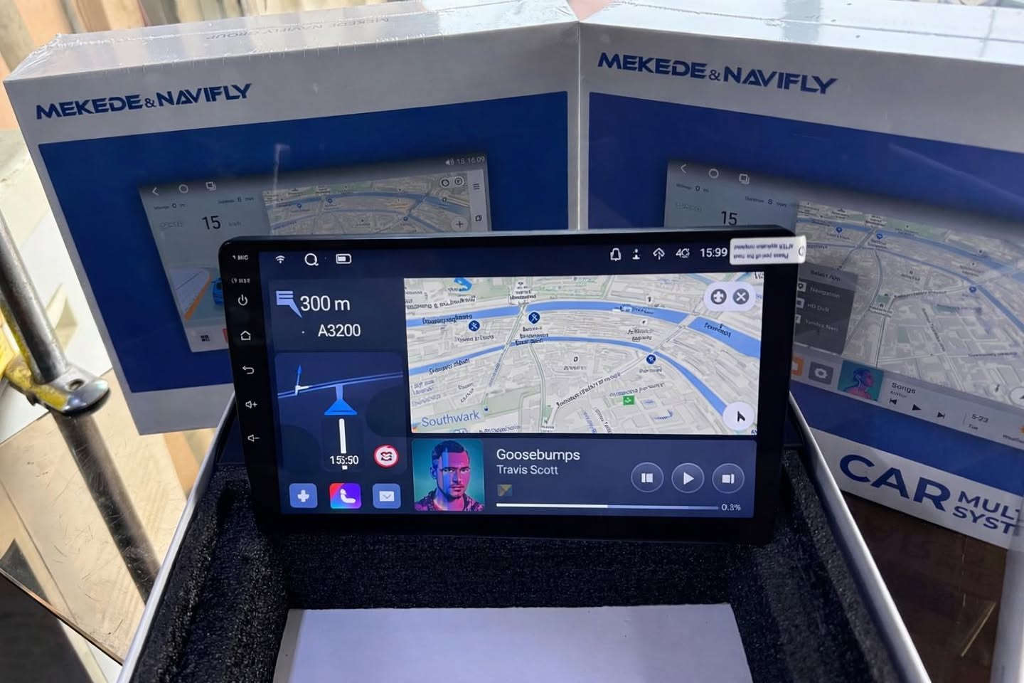 �🔥 شاشة MEKEDE & NAVIFLY Car Multimedia System
نقلة نوعية بعالم شاشات السيارات 👌

✨ المواصفات:

📱 نظام أندرويد ذكي وسريع
🗺️ GPS مدمج + تشغيل Google Maps وخرائط أونلاين
📡 يدعم WiFi وBluetooth
🎵 تشغيل يوتيوب – موسيقى – فيديو بدقة عالية
📞 اقتران موبايل + مكالمات بدون استخدام اليد
📲 يدعم Mirror Link / CarPlay (حسب الموديل)
🎥 يدعم كاميرا خلفية + أمامية (DVR)
⚡ استجابة سريعة ولمس سلس
🔊 تحسين صوت احترافي ودعم أمبليفاير
🖥️ شاشة HD واضحة بألوان قوية

💡 مناسب لجميع أنواع السيارات
🔧 تركيب احترافي متوفر داخل المحل

📍 متوفر حالياً وبأسعار مناسبة
📩 للحجز والاستفسار راسلنا عالخاص

#شاشات_سيارات 🚘
#MEKEDE
#NAVIFLY
#CarMultimedia
#تطوير_سيارتك


**إذا كنت صاحب هذا الإعلان وتريد حذفه لأي سبب، رجاءا أرسل رسالة إلى الدعم الفني**