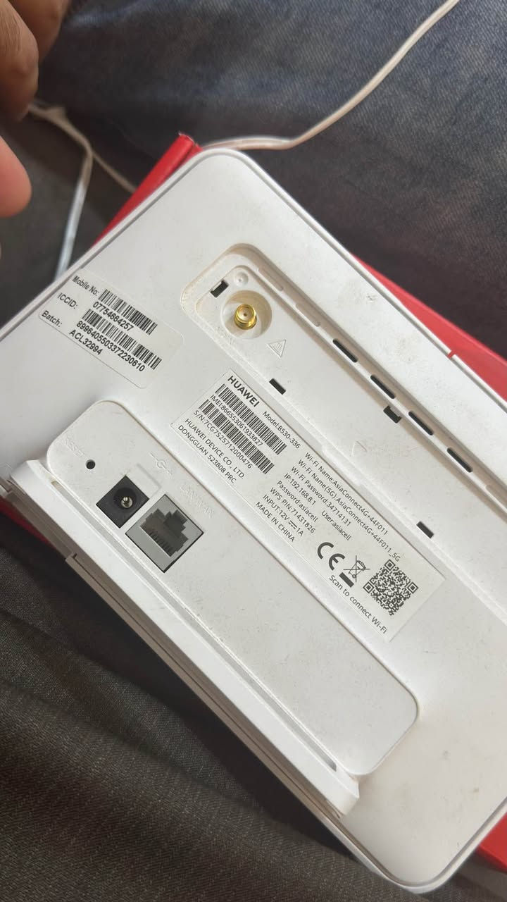جهاز راوتر اسياسيل.  4G  فول قوه عدة اشتراكات  يتميز بها تصل الى 250 GB شهريا أربيل, العراق


**إذا كنت صاحب هذا الإعلان وتريد حذفه لأي سبب، رجاءا أرسل رسالة إلى الدعم الفني**