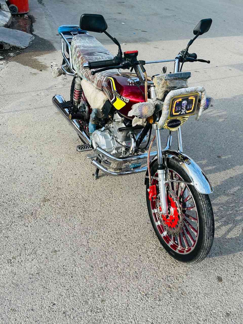 للبيع أو مراوسه دراجه 5كير موديل 25 بعده زيرو شلعه معدل الدراجه كامله ما بيه نقص متواجد رقم بس ‭
***********
