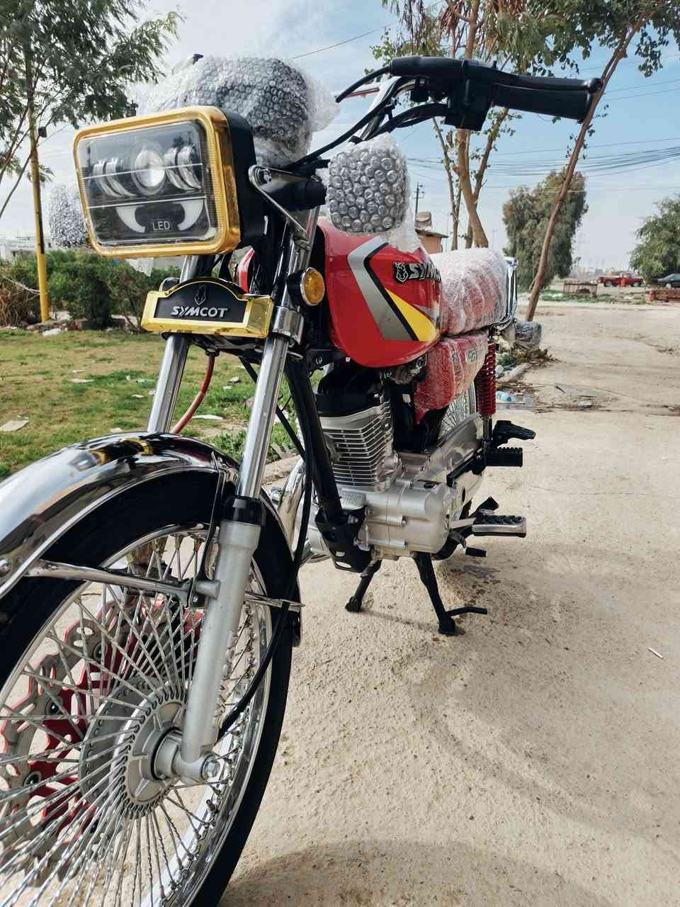 سلام عليكم دراجه البيع موديل ٢٠٢٥محرك كبس حيل نضيف مابي بربي نقص رقم***********
