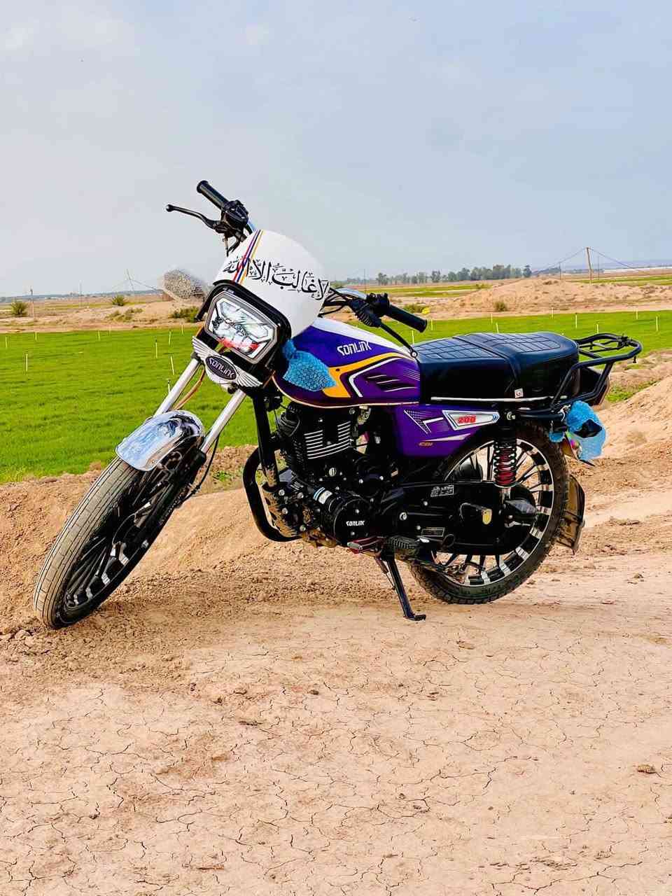 دراجه موديل 2025 محرك 200 سونك لاصلي باب اول رايدهة مراوس بستوته ولبيع هم بيهة فقط دشبول طافي ***********
