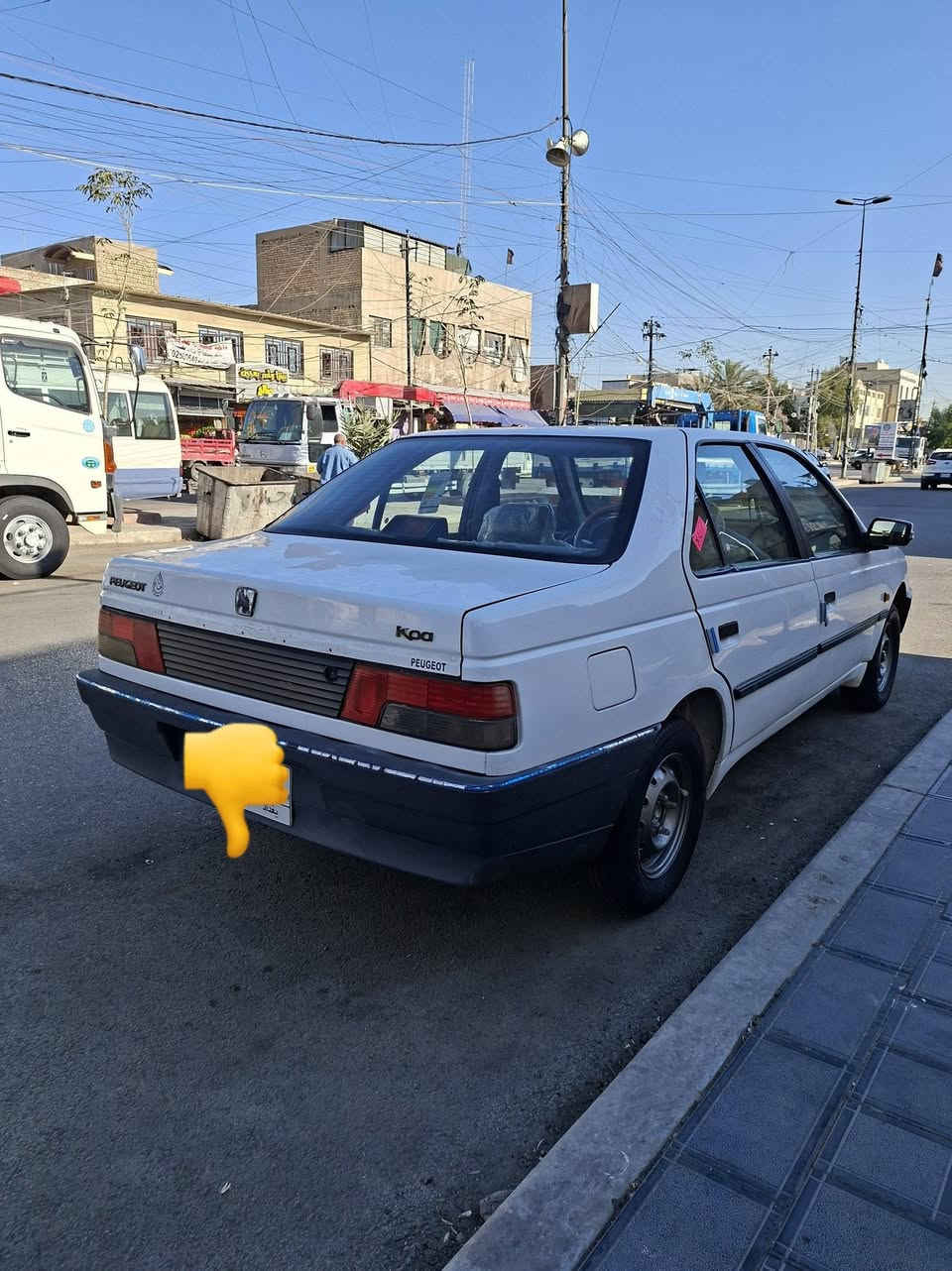 السلام عليكم بيجو مديل 9 السياره فقط تبخير والباقي كفاله خير من الله السياره رقمها بغداد السعر 33 وبيها مجال ***********
