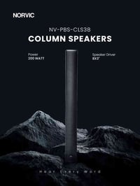 هل تبحث عن صوت واضح وقوي لمناسباتك؟ سماعات Norvic  مصممة خصيصاً لتغطية...