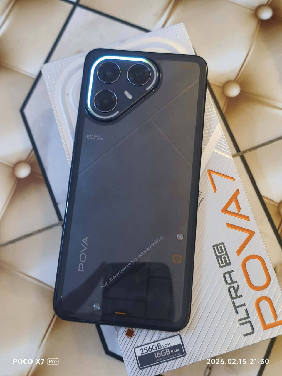 سلام عليكم جهاز BOVA 7 Ultra 5G  ذاكره 256_8+8 جهاز ستخدام شخصي ونضافته فول كامل ملحقات  120فريم صاره شهر من ماخذه مراوس ب ايفون 13 برو ماكس ونطي فرق  حسب التفاق ونضافت جهاز ملاحض جهاز وكاله  مو ماراتي ماراوس فقط ب 13برو ماكس 
مكان نجف *********** واتساب
