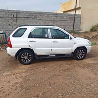 كيا سبورتج 2007محرك 2000خليجي السياره كلش نضيفه كير محرك كله مكفول الس...