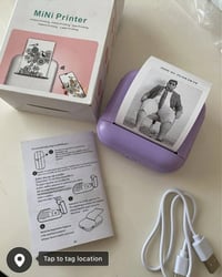 طابعة صغيرة • بدون حبر