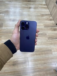 ايفون 14برو ماكس ذاكره 256بطاريه 86مبذل فقط كامره اصليه وكله شغال صوت ...