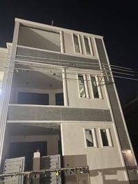 الايجار  شقتين  ارضي و طابق اول  معزولات بشكل كامل ماء كهرباء  مدخل  ك...