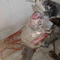 دراجه سكنس ناقصه بس هندر   المكينه ممفتوحه   الدراجه انكلبت بيه تركته ...