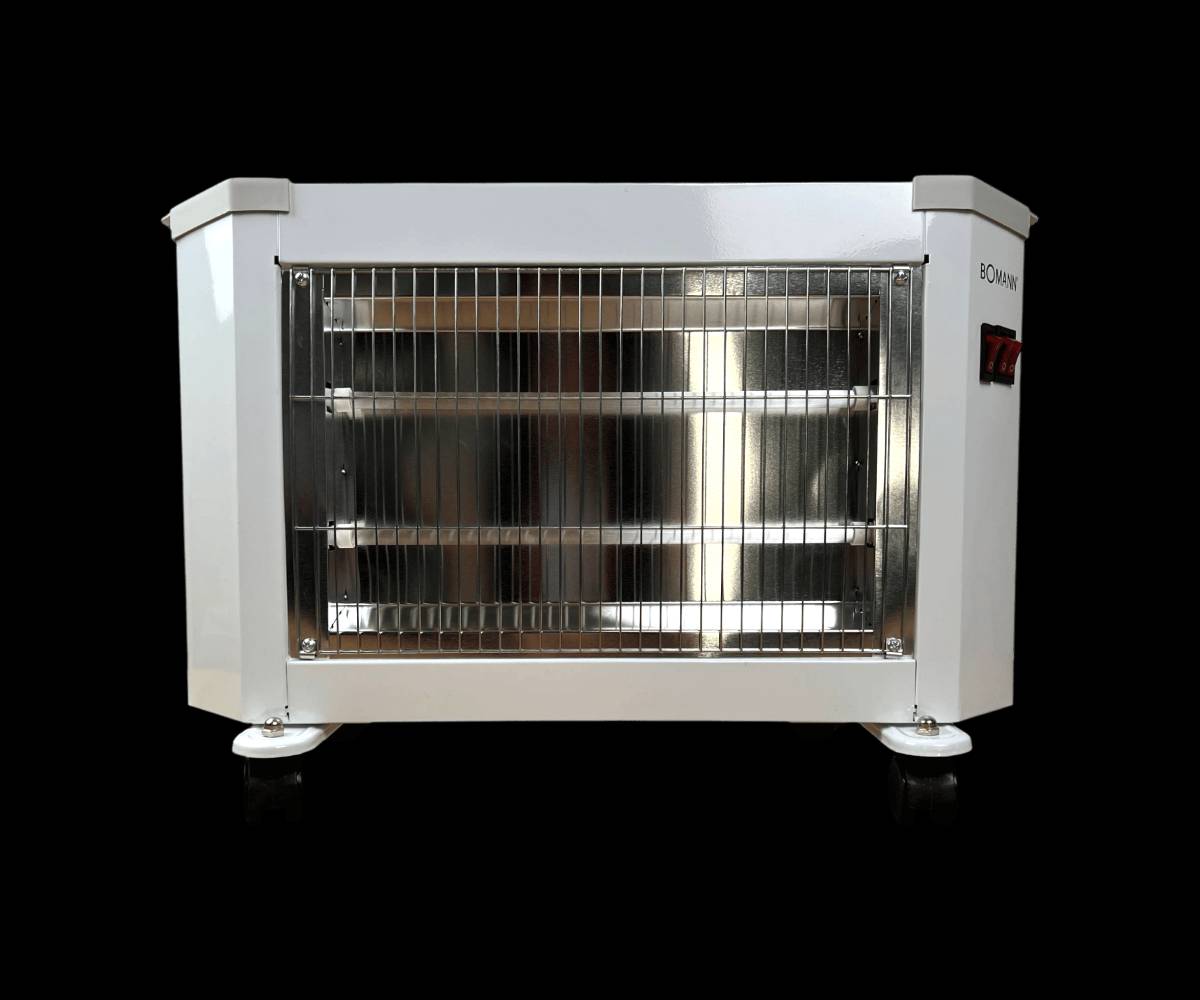 🔥 مدفأة كهربائية كوارتز بومان 3 أوجه

دفا وسرعة وأمان في جهاز واحد!

✨ 3 مستويات تدفئة (500  1500  2000 واط)

✨ 5 أنابيب كوارتز تعطيك دفء فوري ومتساوي

✨ آمنة بمفتاح فصل أوتوماتيكي عند السقوط

✨ سهلة النقل بفضل العجلات المتحركة

✨ تصميم أنيق يدفّي البيت كله

مع BOMANN… الشتاء غير 🌨️❤️