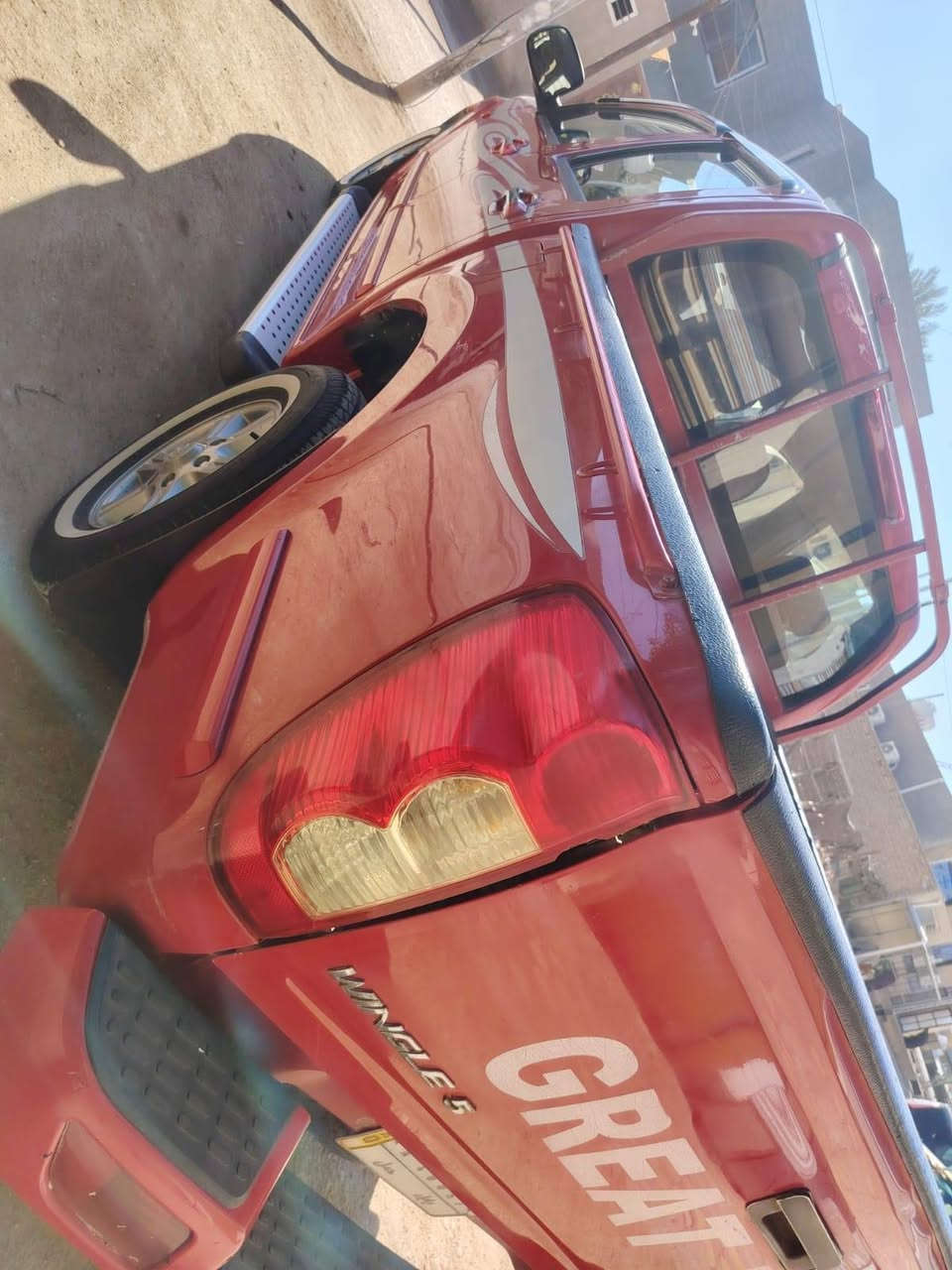 سلام عليكم كريت ويل 2015 مكفولة كفالة عامه رقم
بابل تحويل مباشر سنويه مجدده كير محرك حداديه

 شركه السياره جديده معنى السعر 75 وبيها مجال
 اتصال *********** العنوان ديوانية
